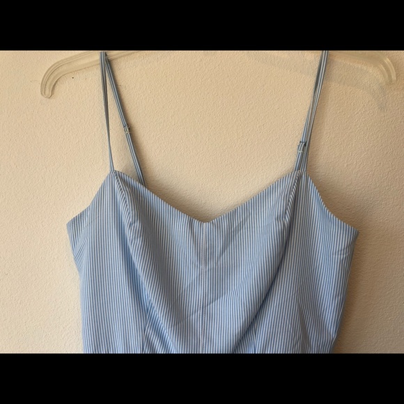 Blue and white striped dress - Picture 4 of 6